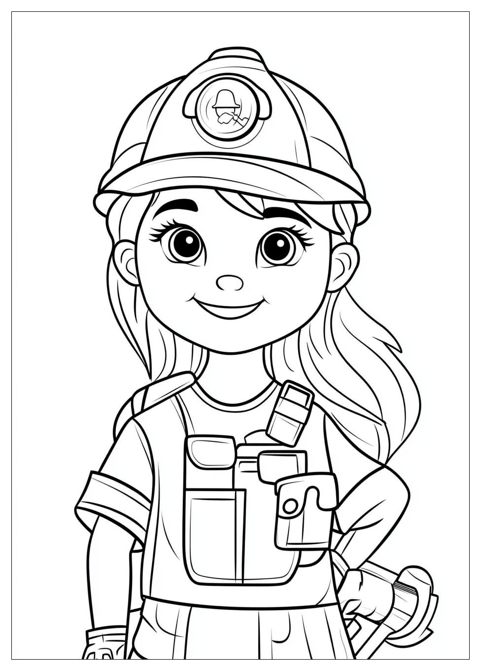Community Helpers Coloring Pages-6