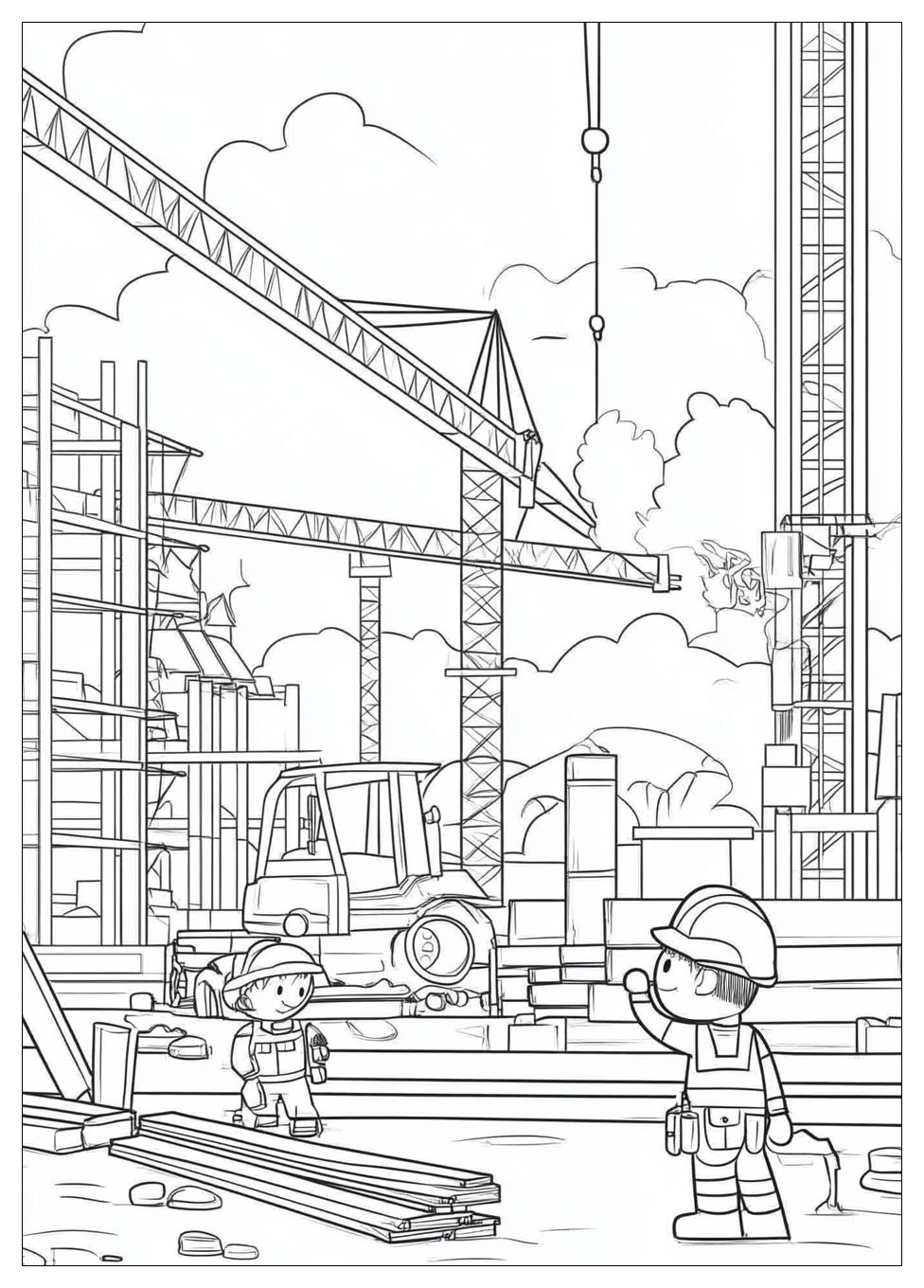 Construction Coloring Pages-12