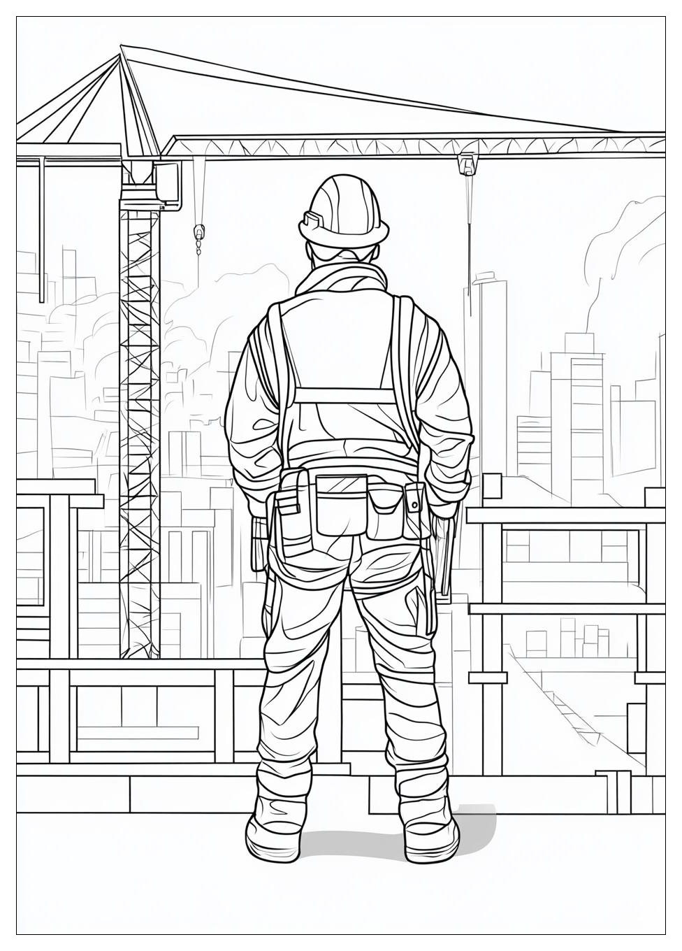 Construction Coloring Pages-3
