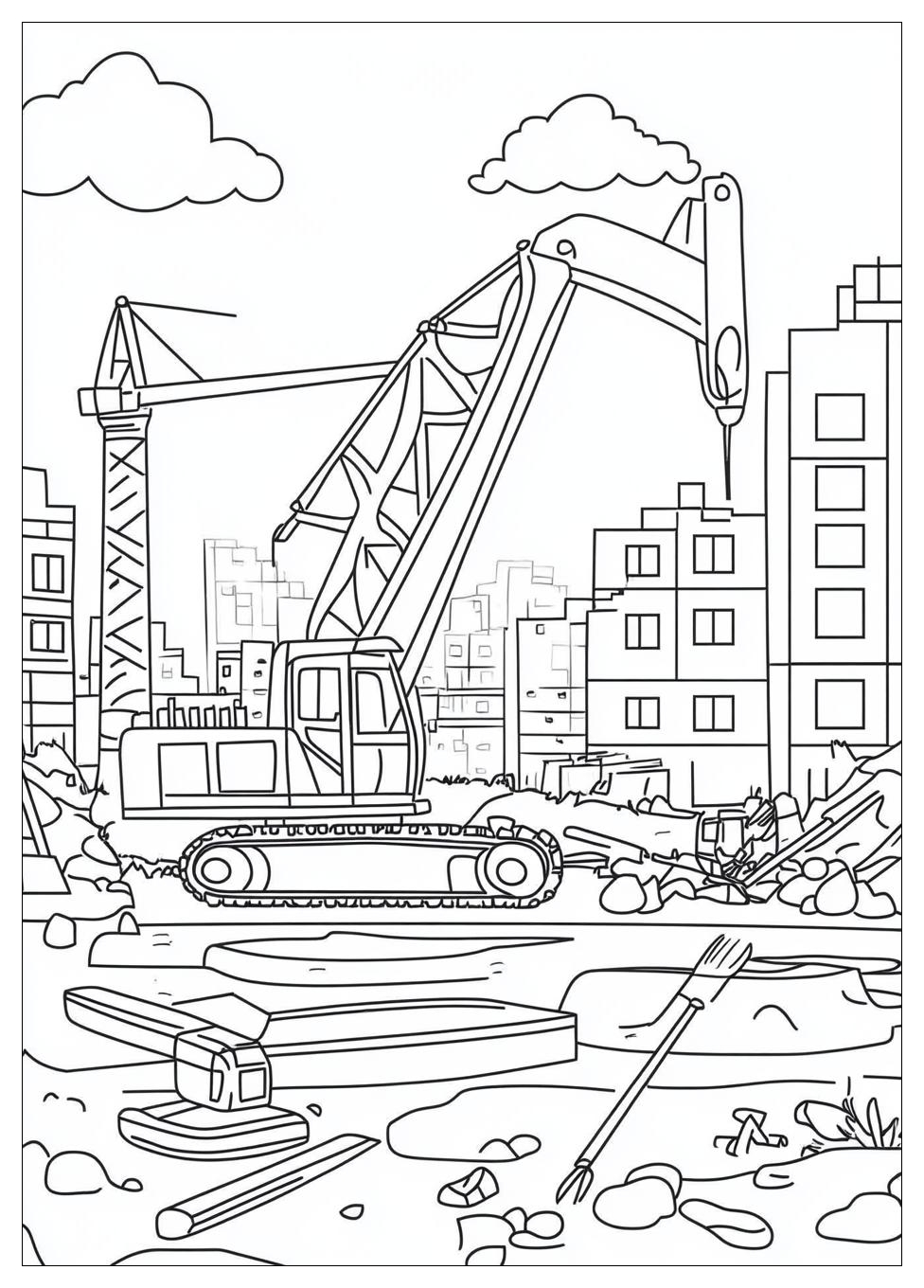 Construction Coloring Pages-8
