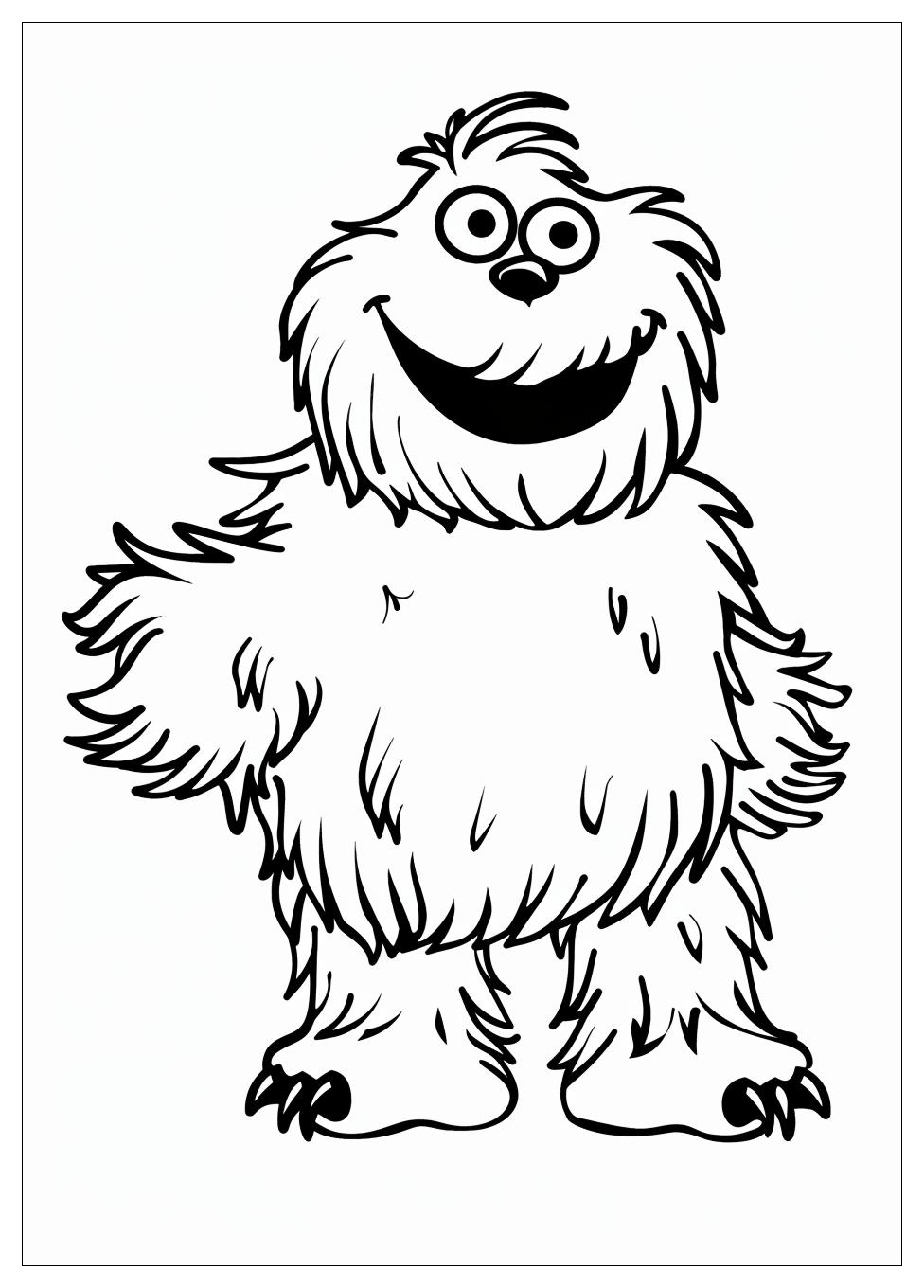 Cookie Monster Coloring Pages-10