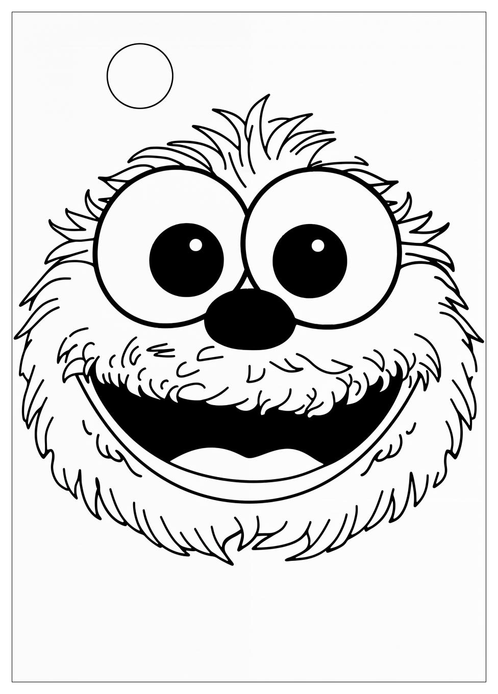 Cookie Monster Coloring Pages-11