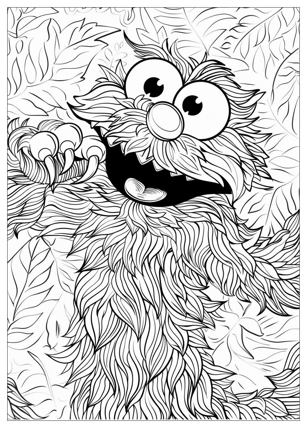 Cookie Monster Coloring Pages-13