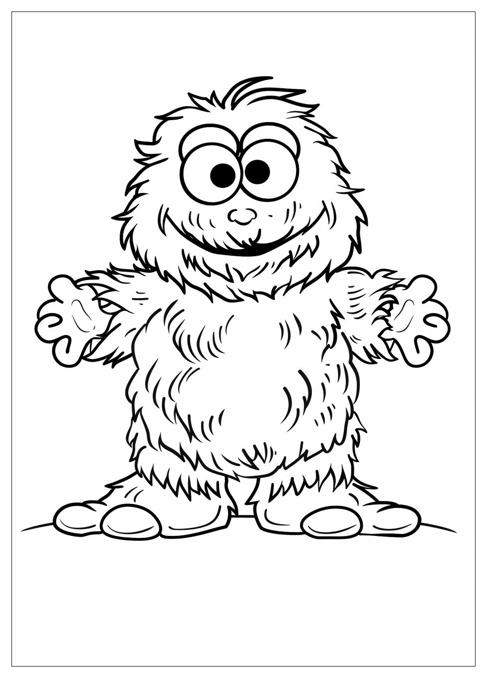 Cookie Monster Coloring Pages-14