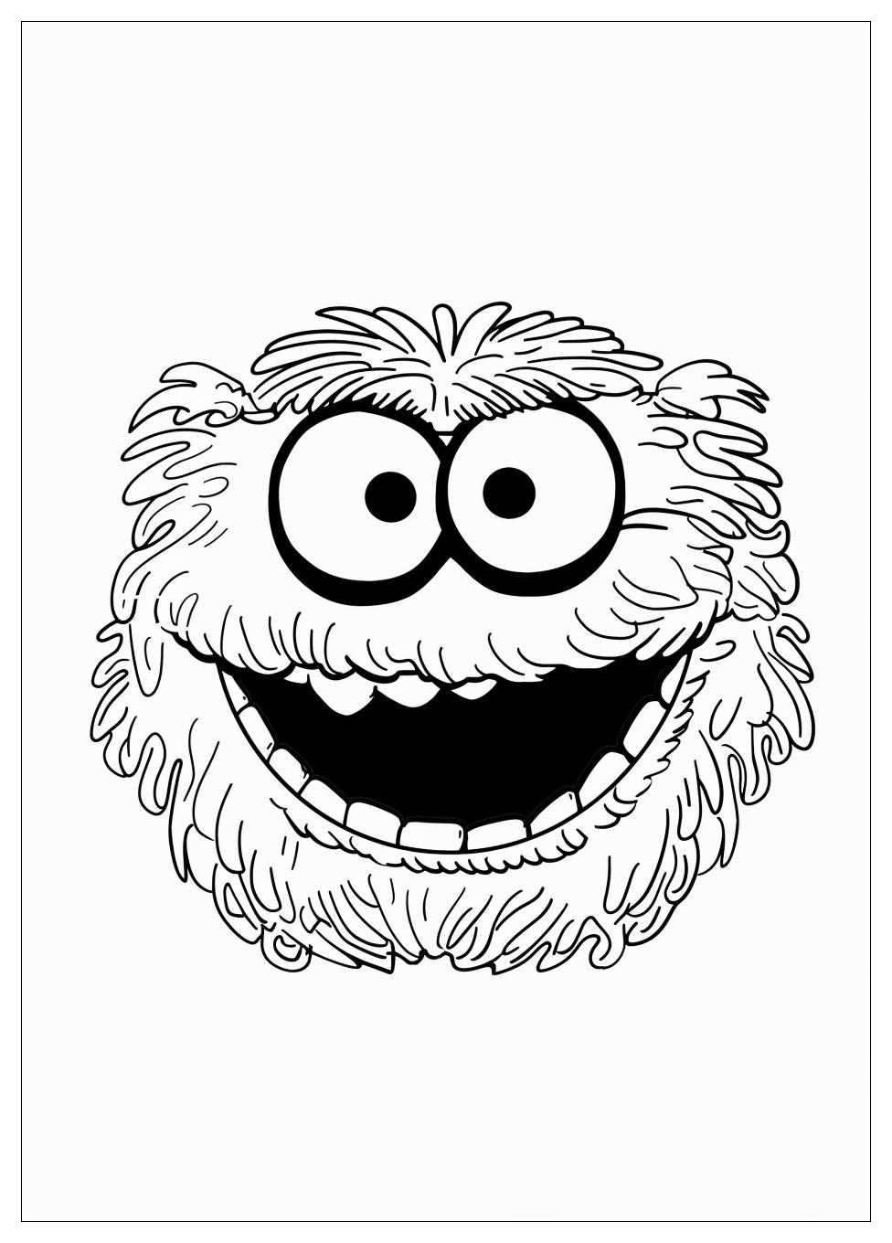 Cookie Monster Coloring Pages-16