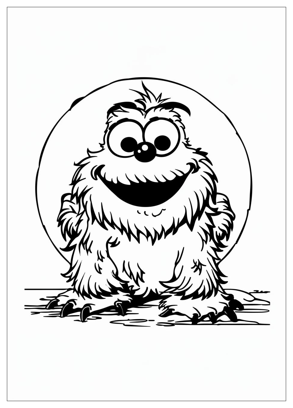 Cookie Monster Coloring Pages-17