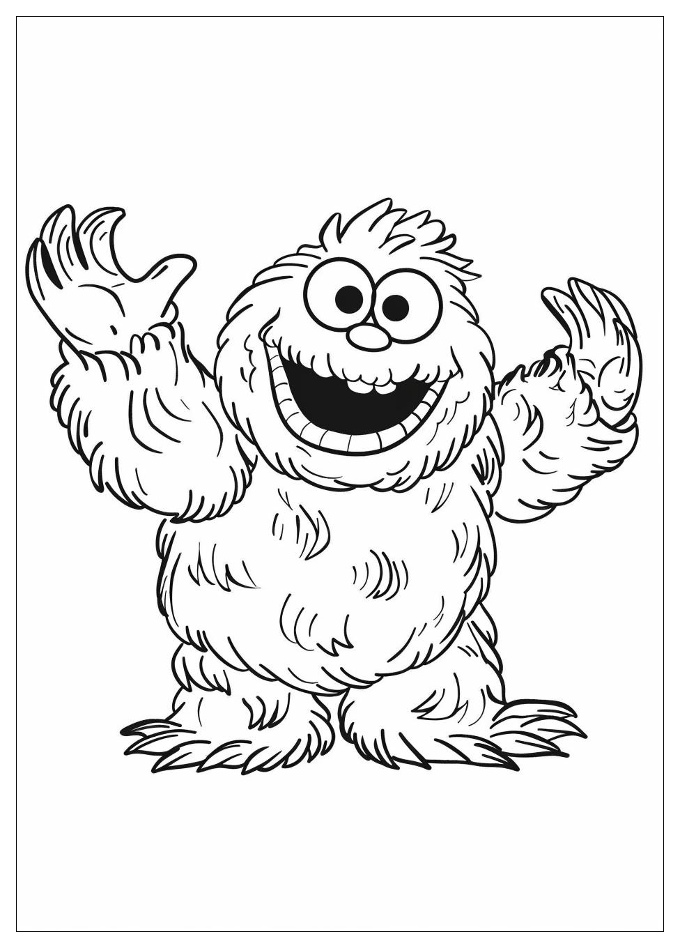 Cookie Monster Coloring Pages-18