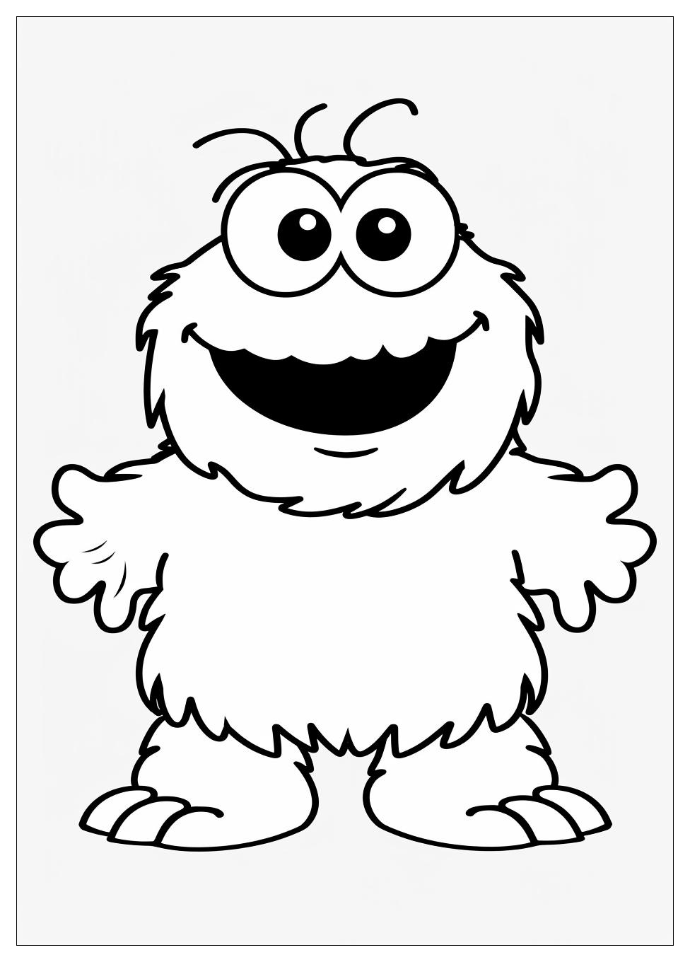 Cookie Monster Coloring Pages-2