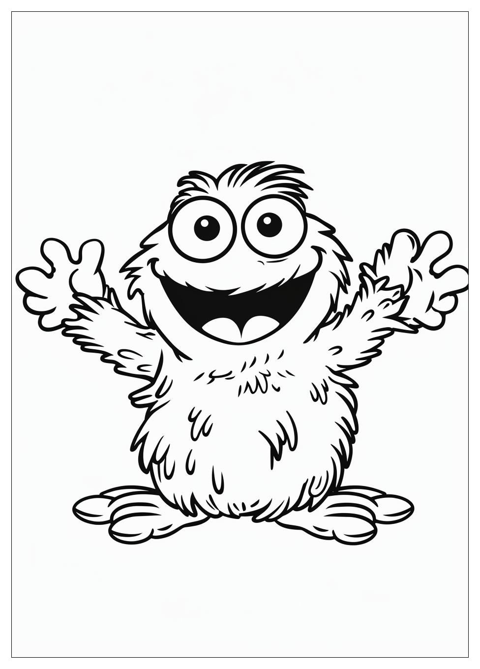 Cookie Monster Coloring Pages-20