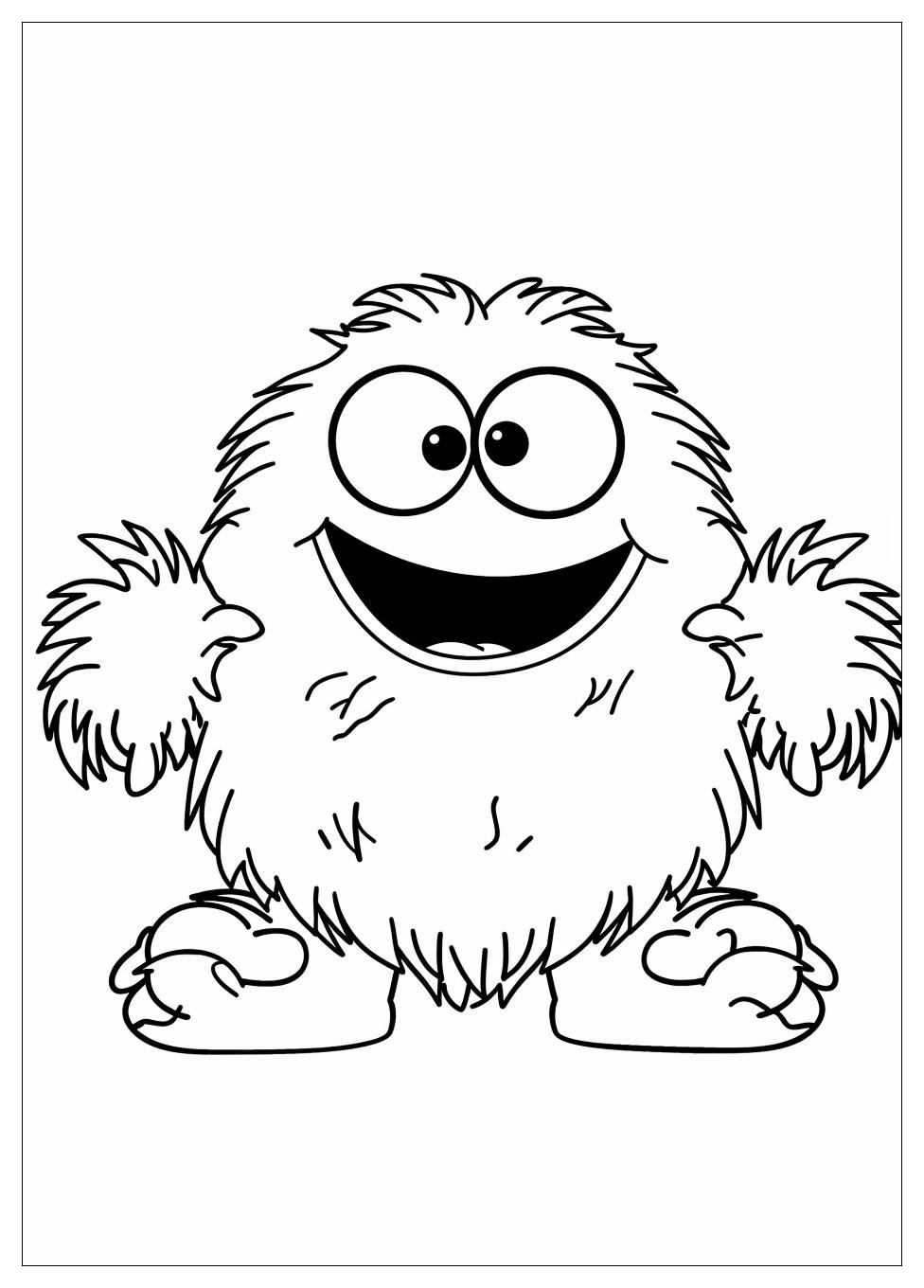 Cookie Monster Coloring Pages-4