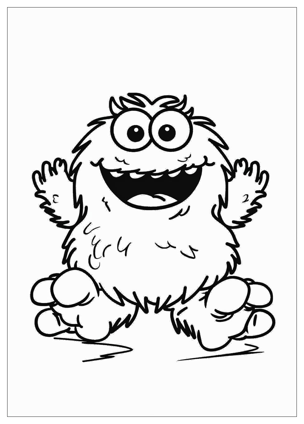 Cookie Monster Coloring Pages-6