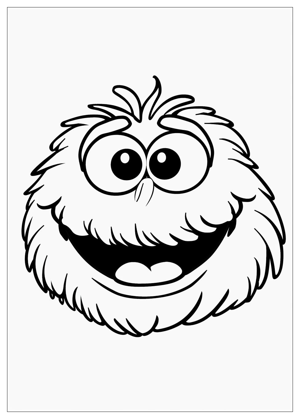 Cookie Monster Coloring Pages-7