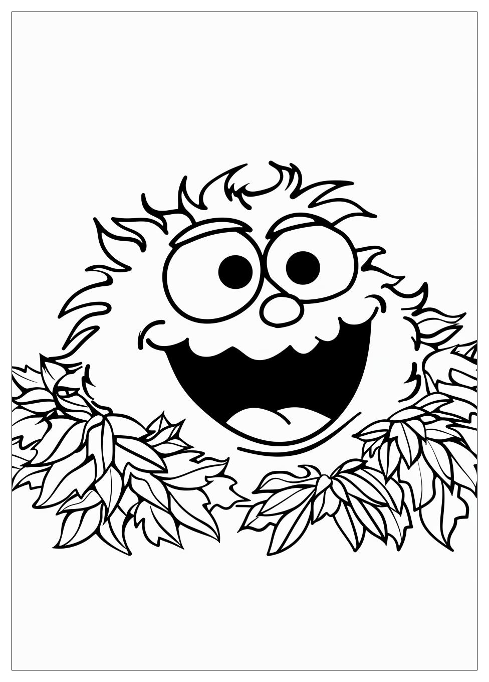 Cookie Monster Coloring Pages-9