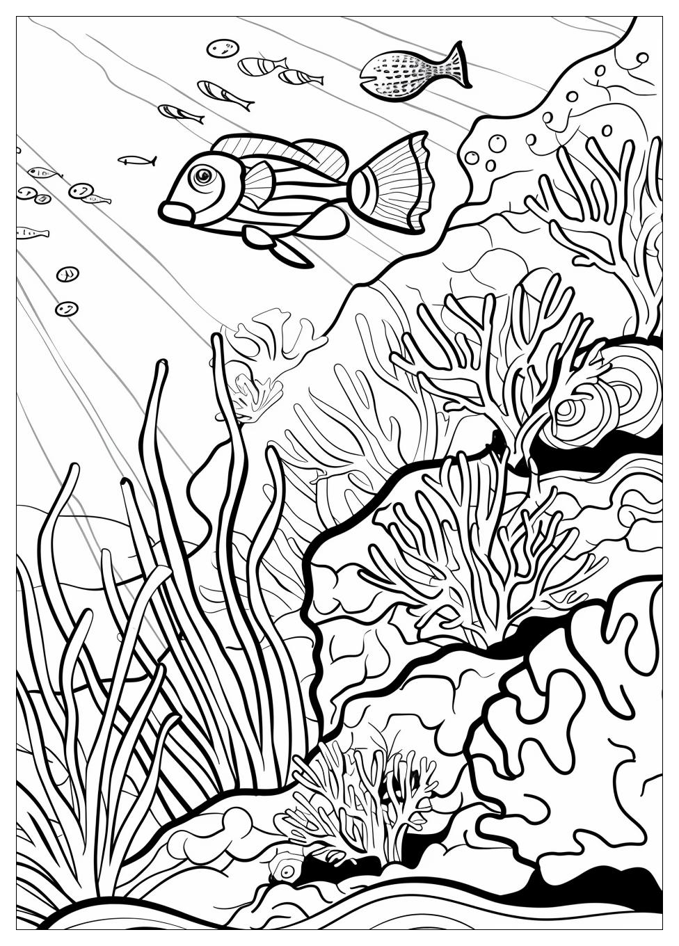 Coral Reef Coloring Pages-1