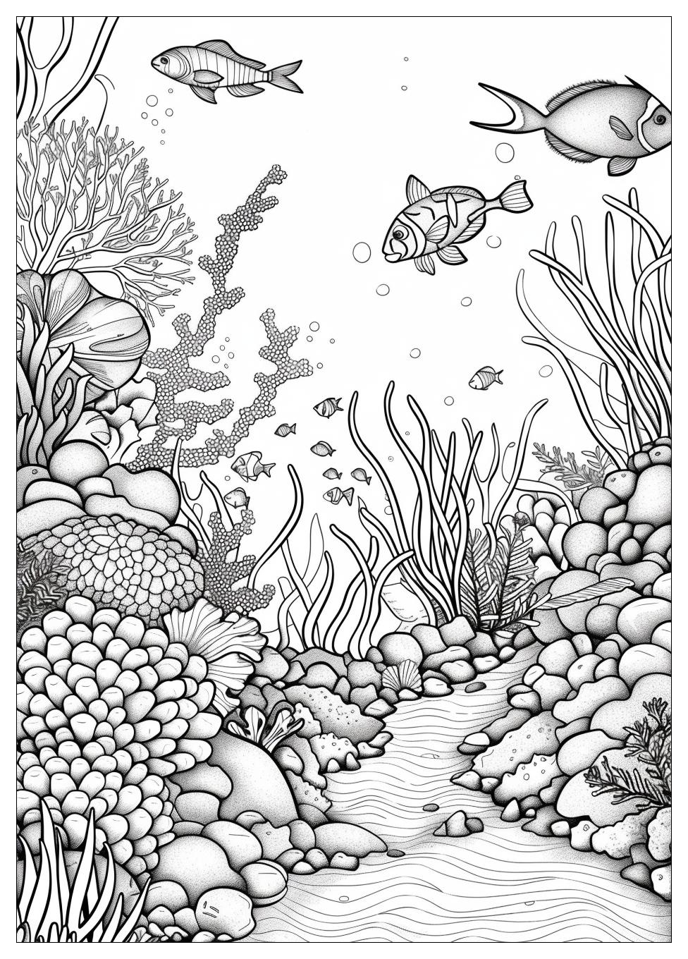 Coral Reef Coloring Pages-17
