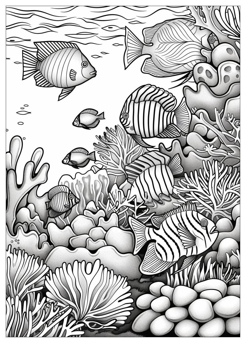 Coral Reef Coloring Pages-2
