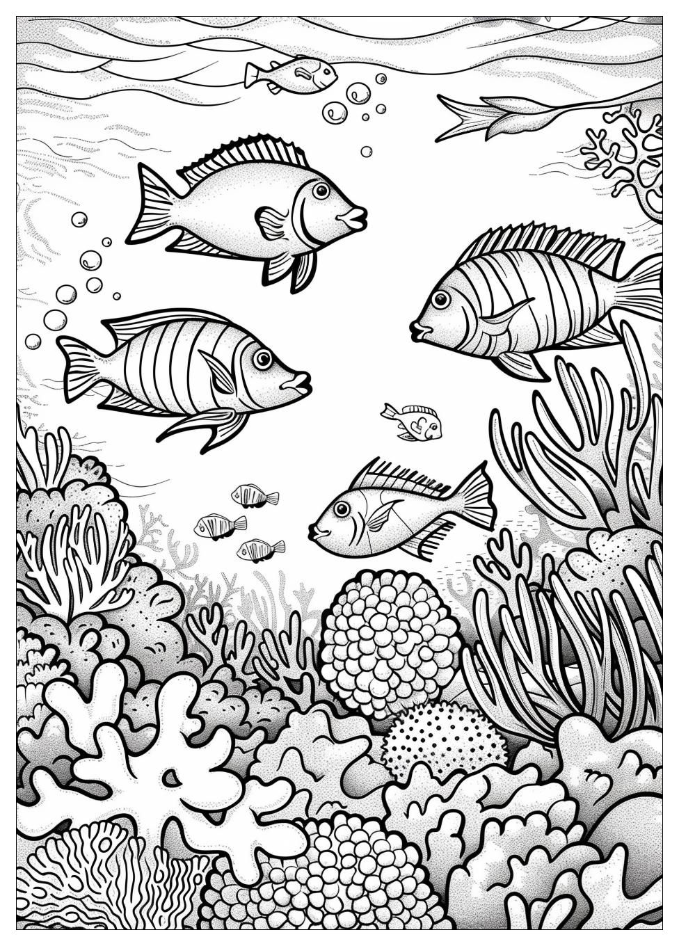 Coral Reef Coloring Pages-8