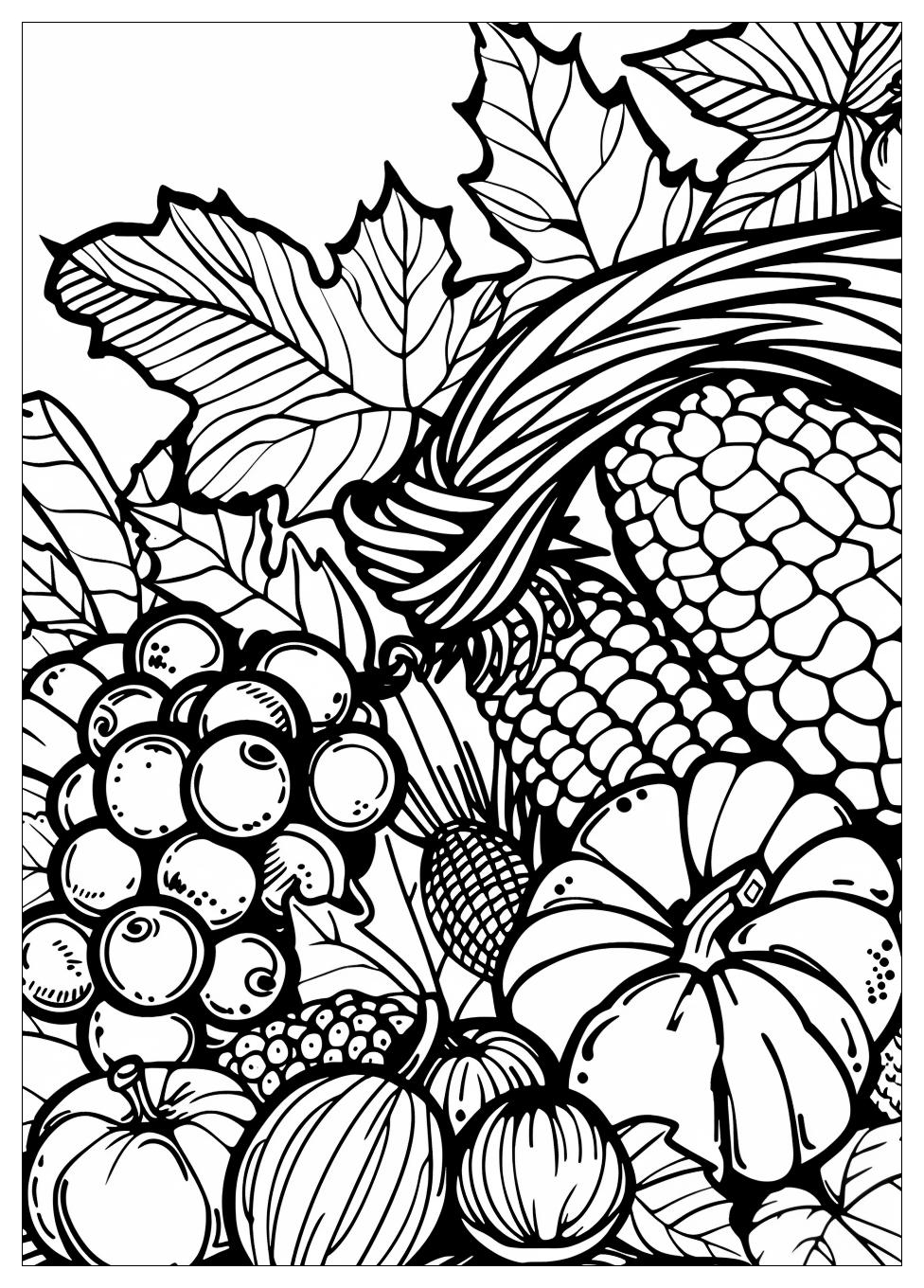 Cornucopia Coloring Pages-10