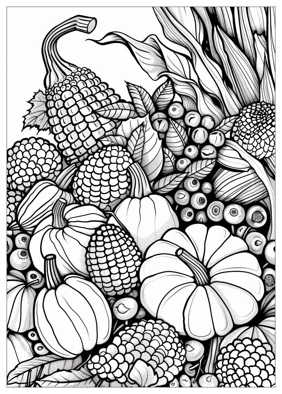 Cornucopia Coloring Pages-15