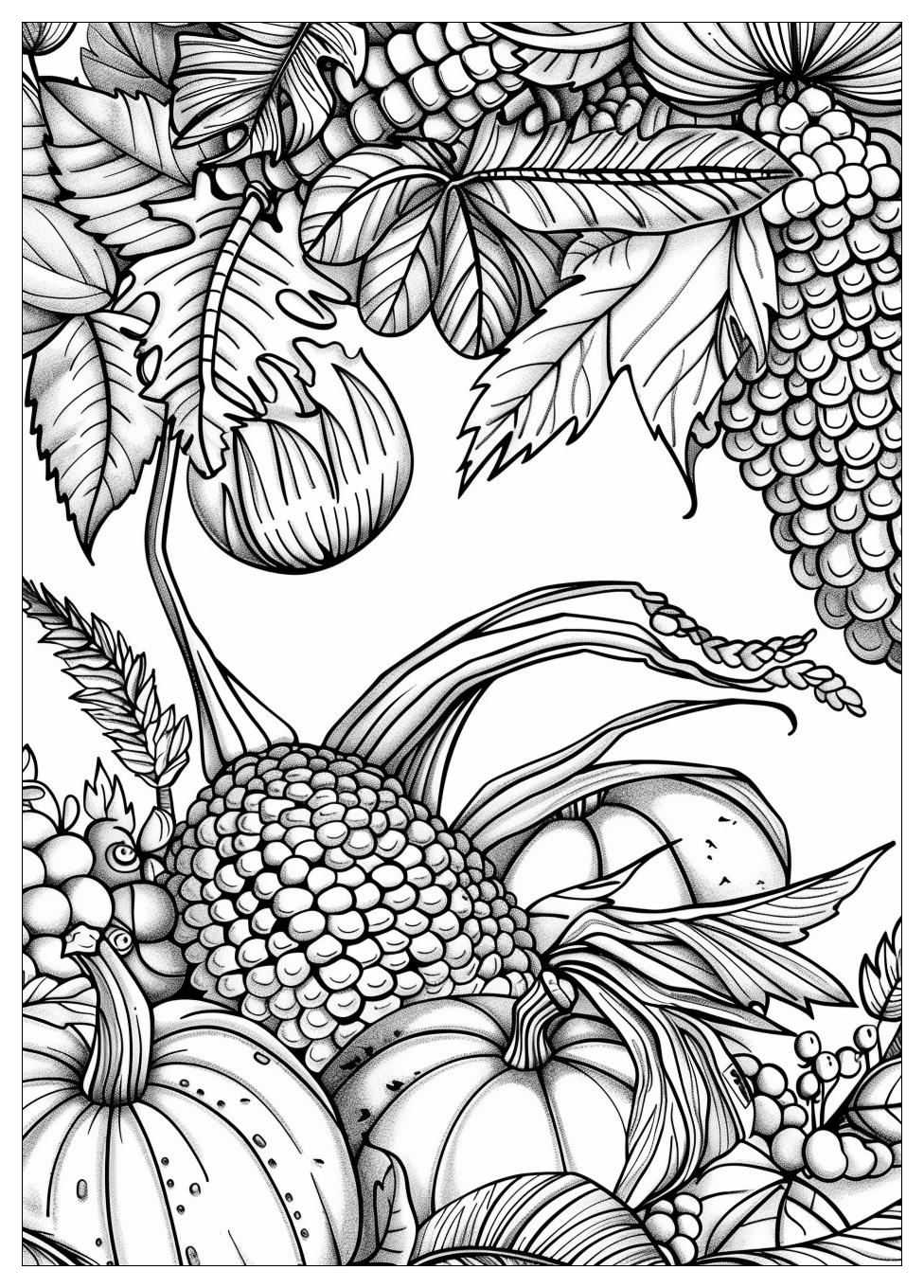 Cornucopia Coloring Pages-17