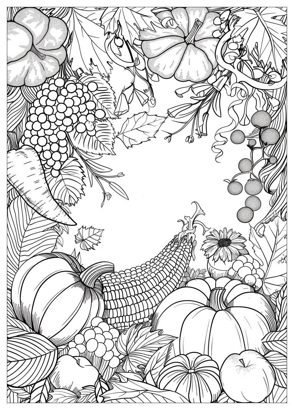 Cornucopia Coloring Pages-18