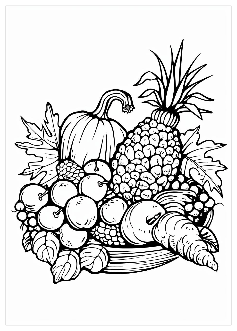Cornucopia Coloring Pages-2