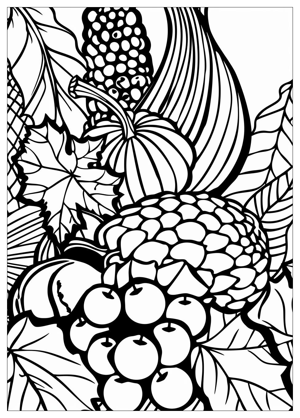 Cornucopia Coloring Pages-5