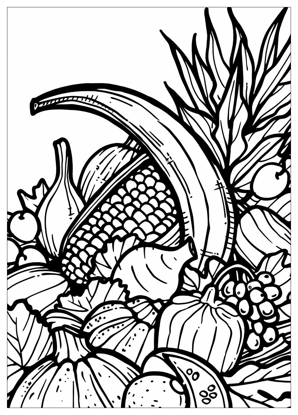 Cornucopia Coloring Pages-6
