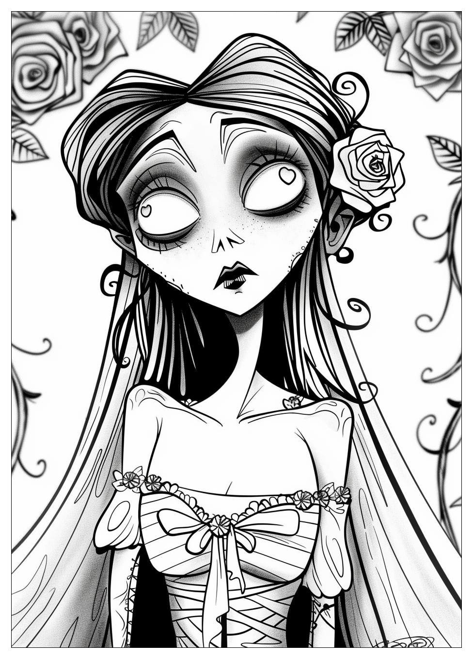 Corpse Bride Coloring Pages-11