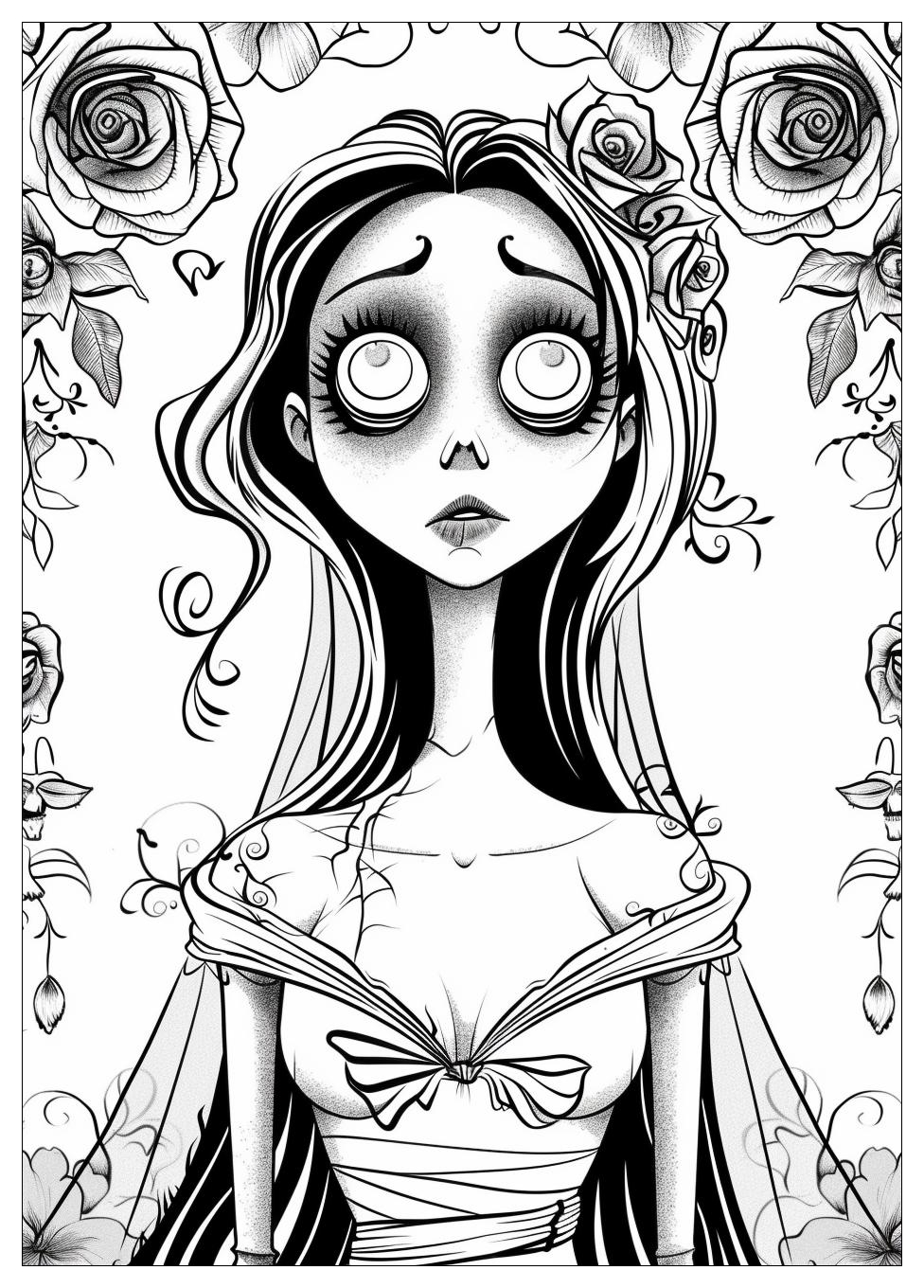 Corpse Bride Coloring Pages-3