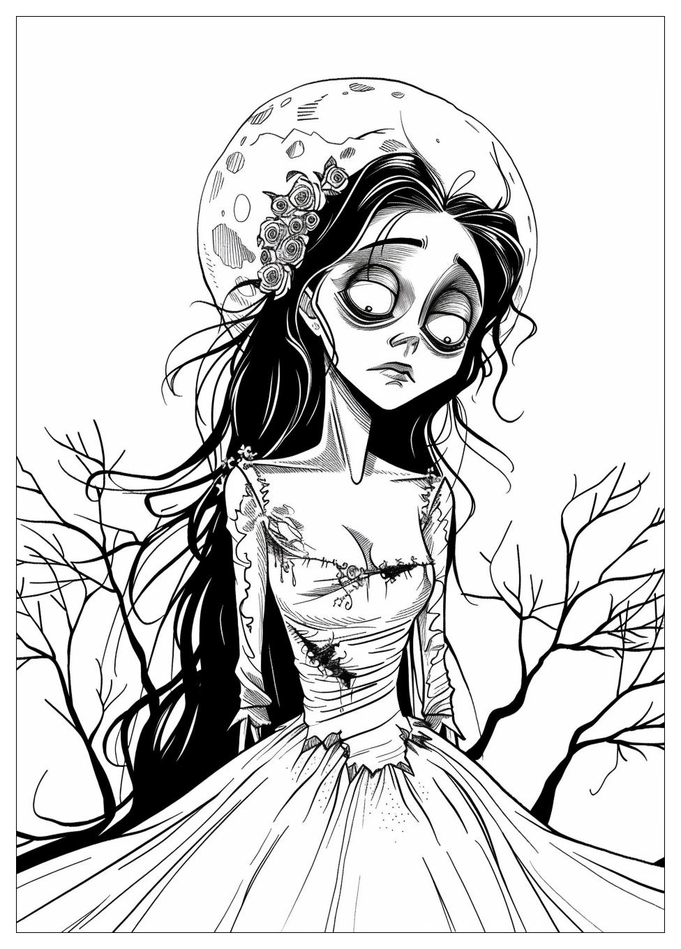 Corpse Bride Coloring Pages-4
