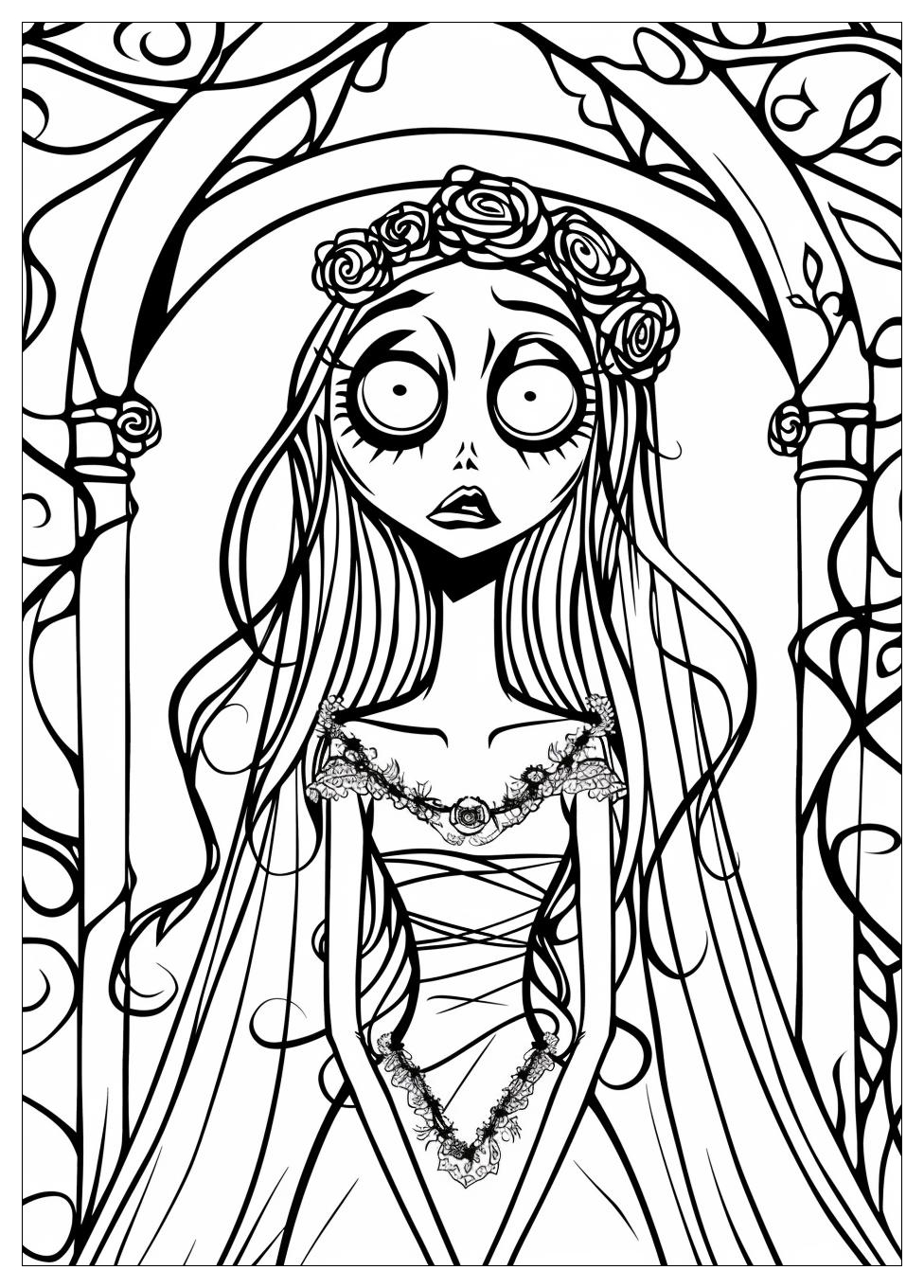Corpse Bride Coloring Pages-7