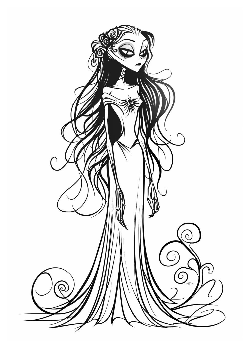 Corpse Bride Coloring Pages-9