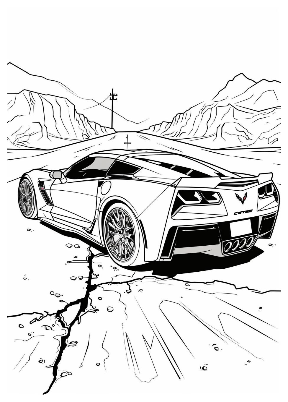 Corvette Coloring Pages-10