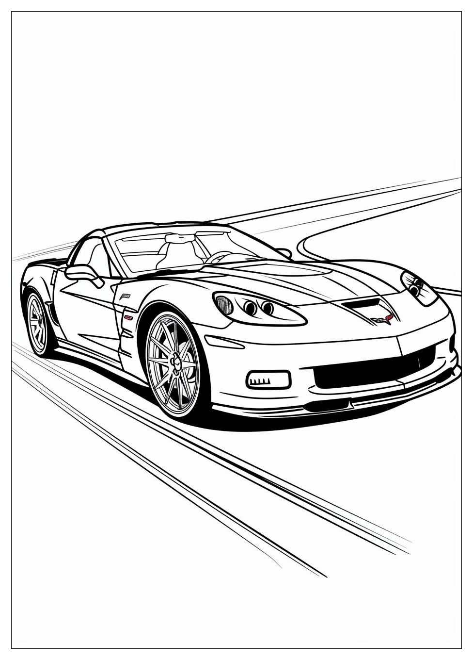 Corvette Coloring Pages-11