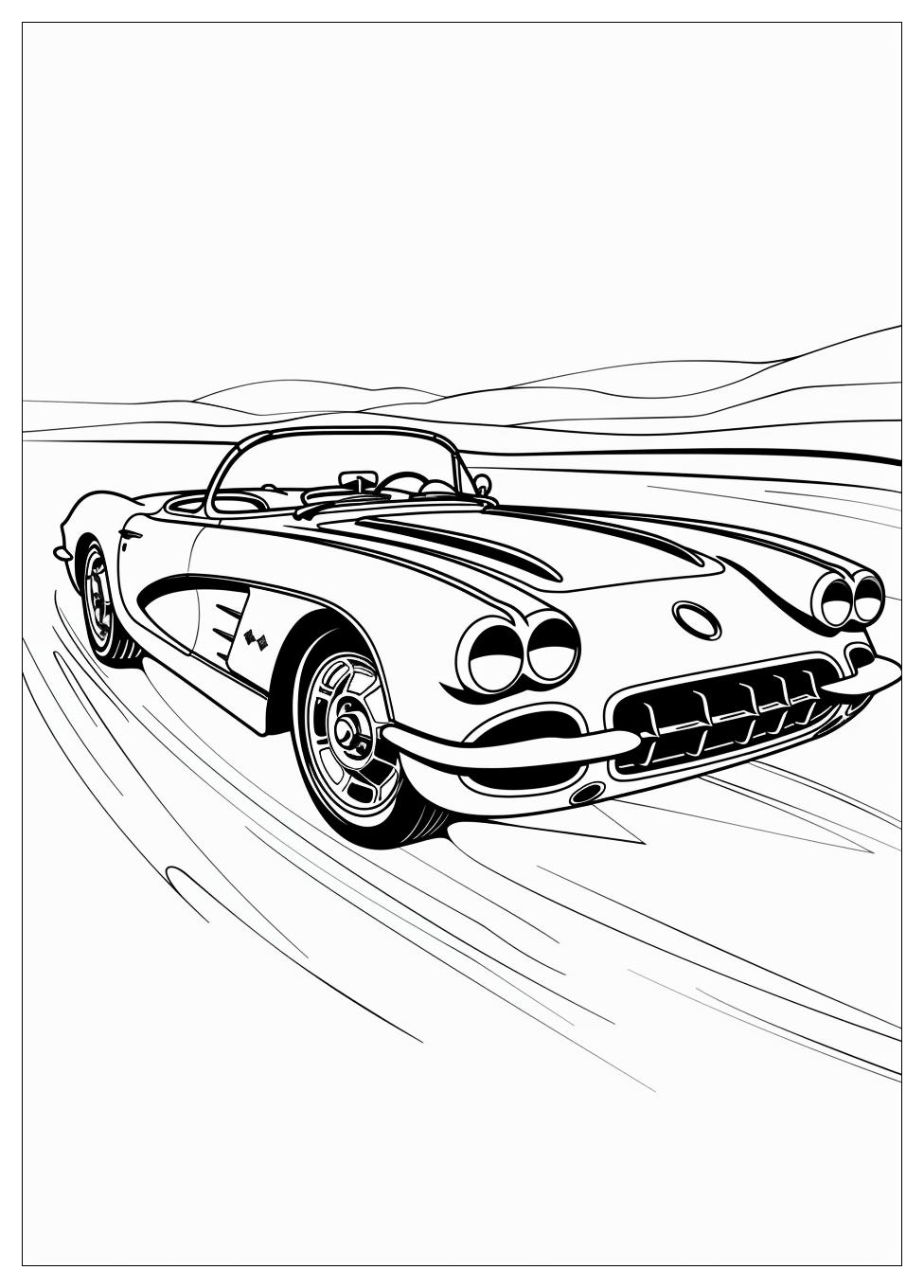 Corvette Coloring Pages-13