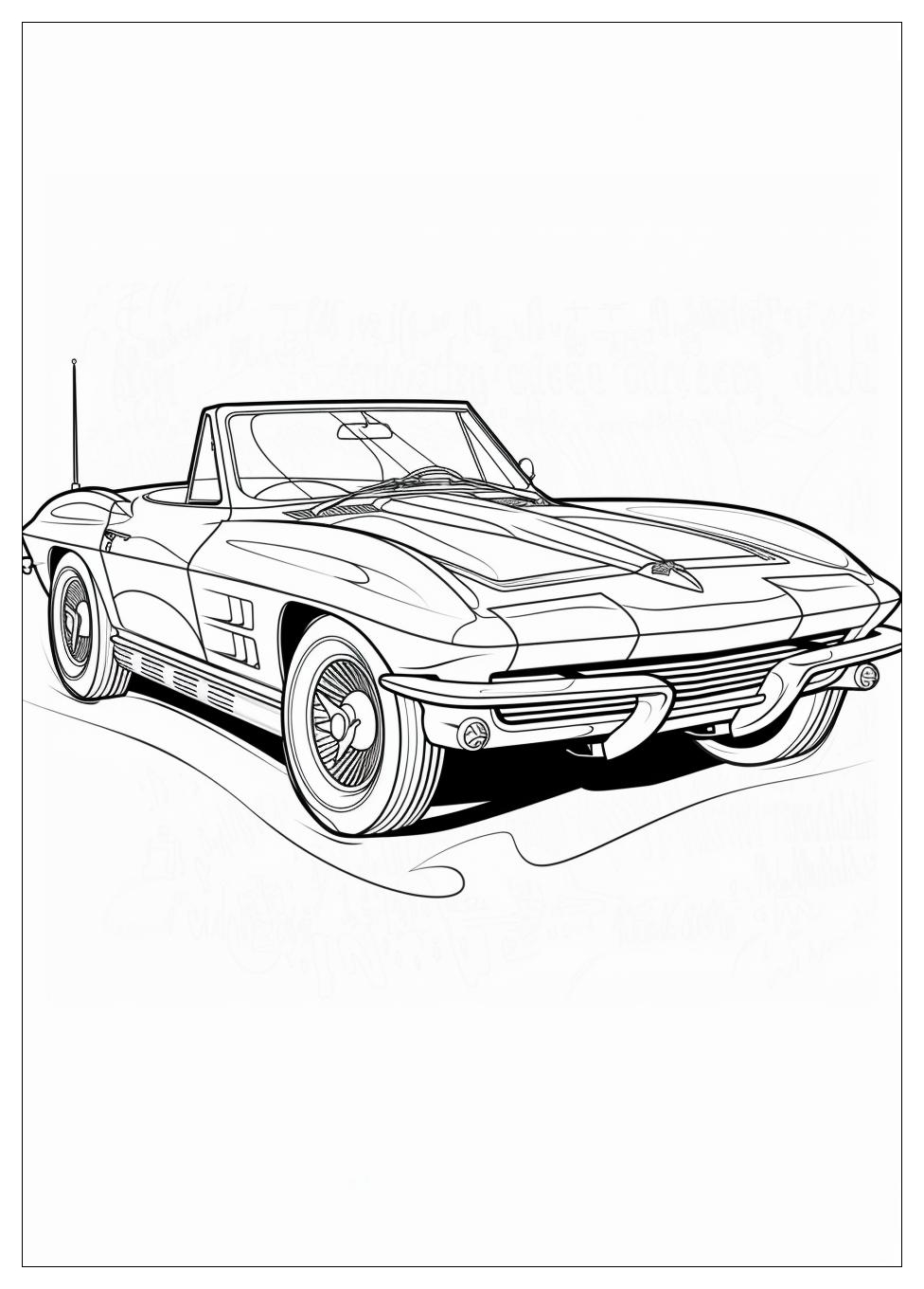 Corvette Coloring Pages-14