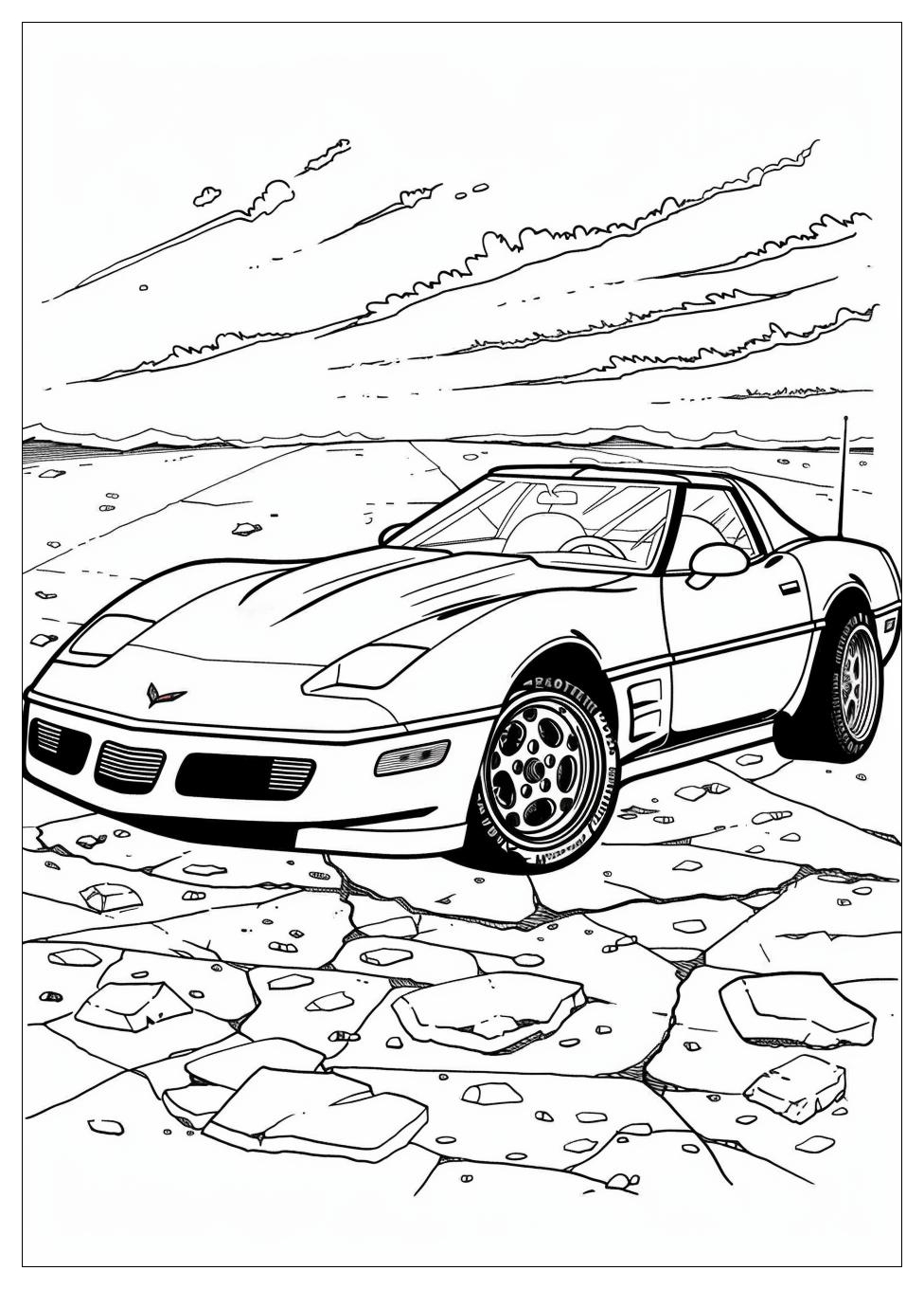 Corvette Coloring Pages-17