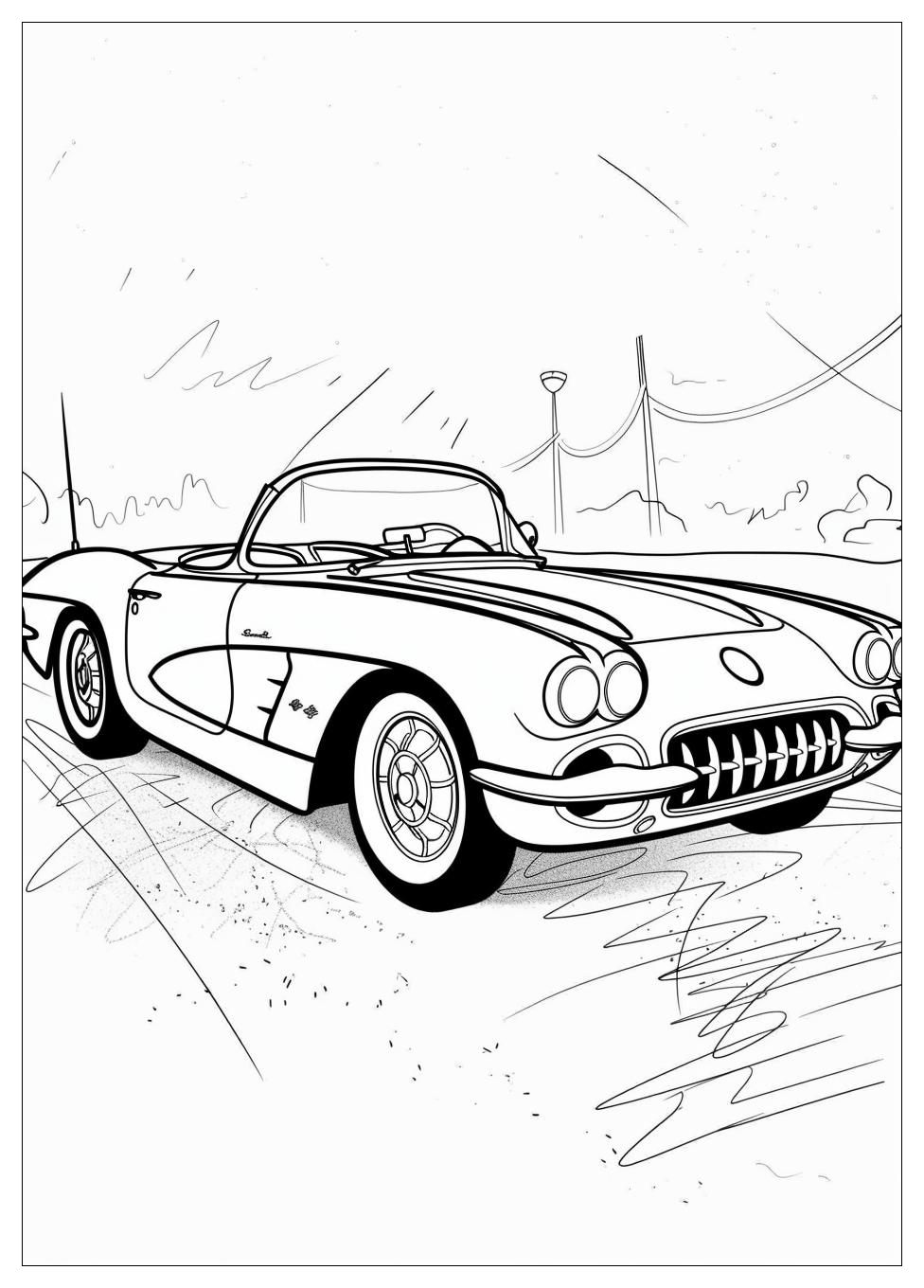 Corvette Coloring Pages-19