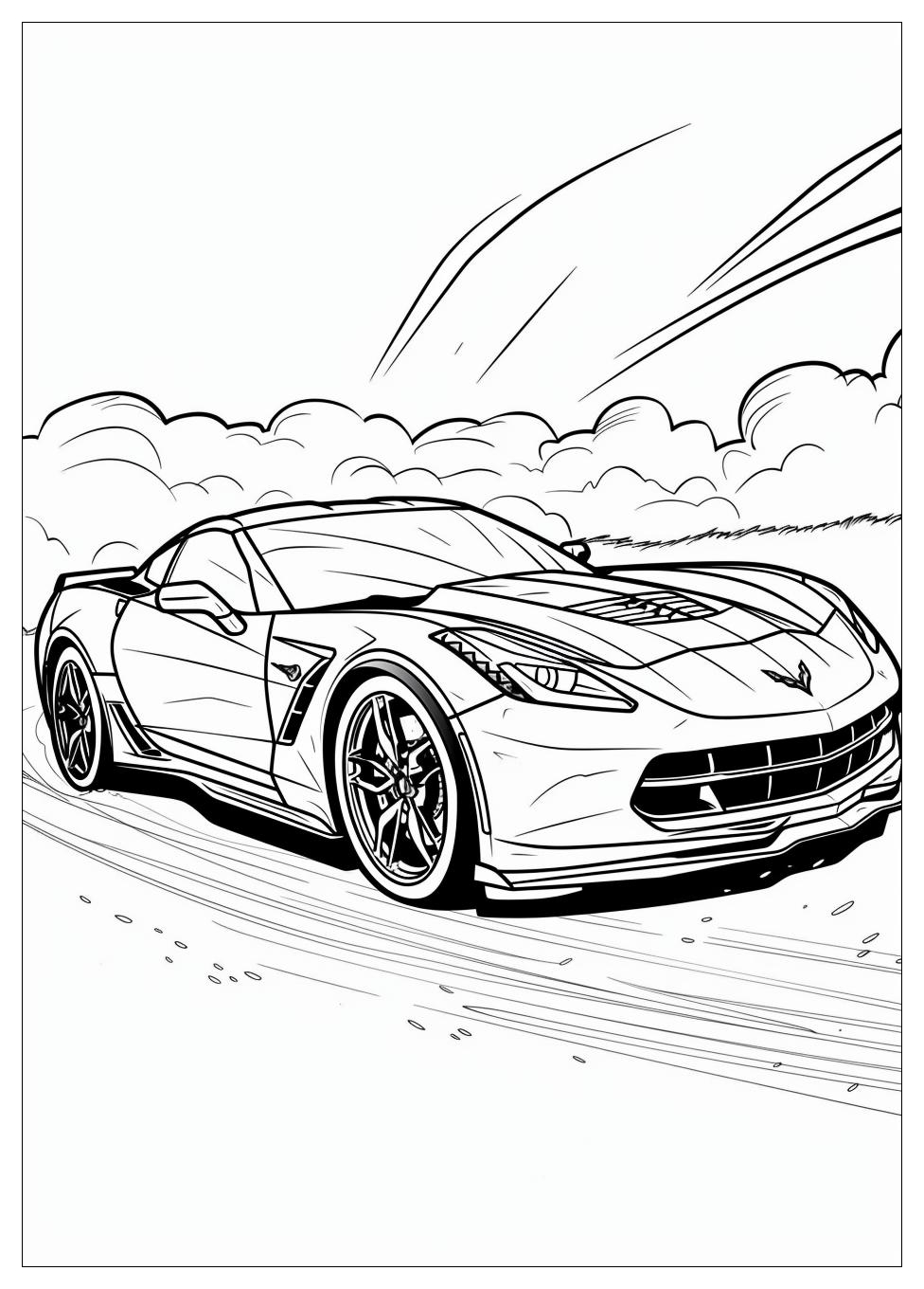 Corvette Coloring Pages-3