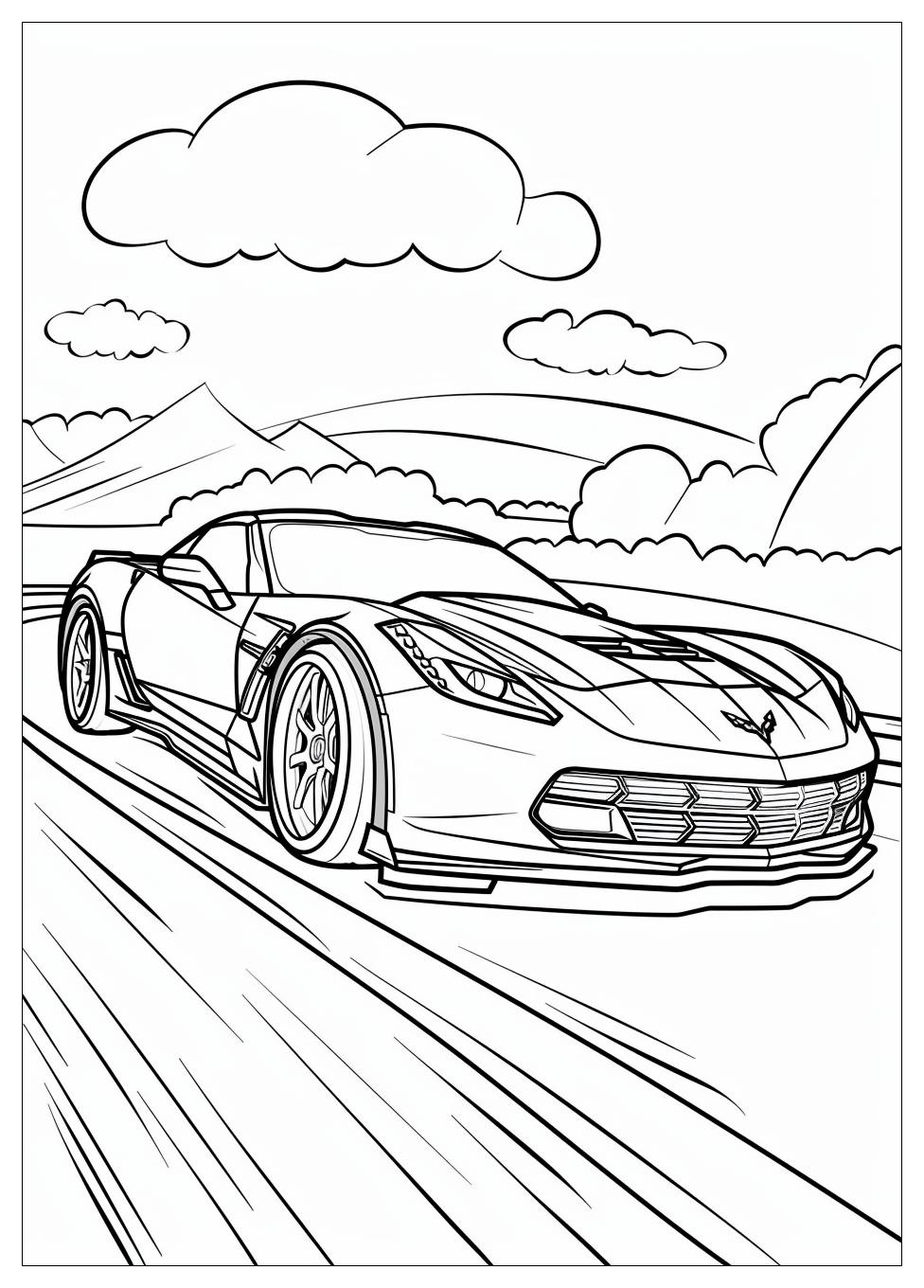 Corvette Coloring Pages-4