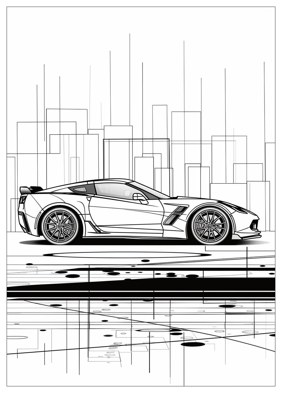 Corvette Coloring Pages-6