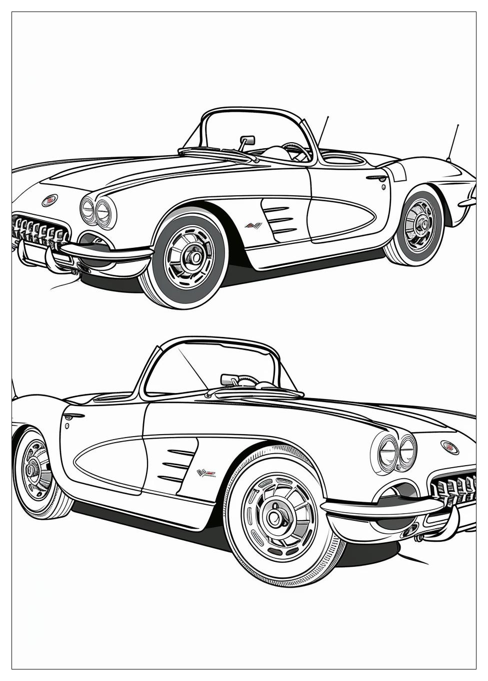 Corvette Coloring Pages-8