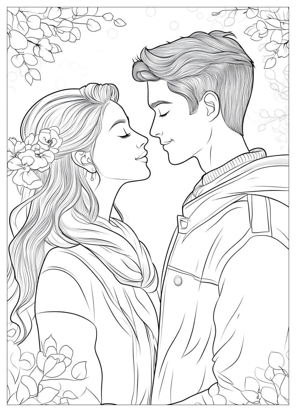 Couples Coloring Pages-1