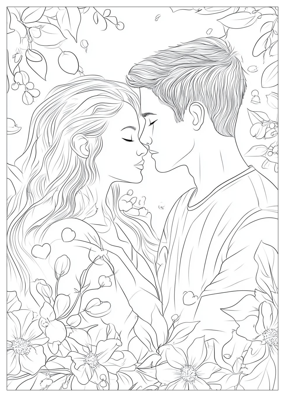 Couples Coloring Pages-11
