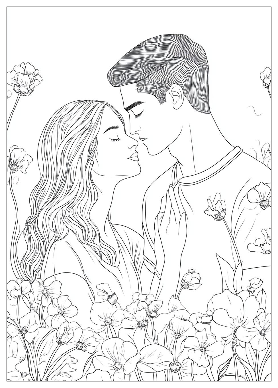 Couples Coloring Pages-12