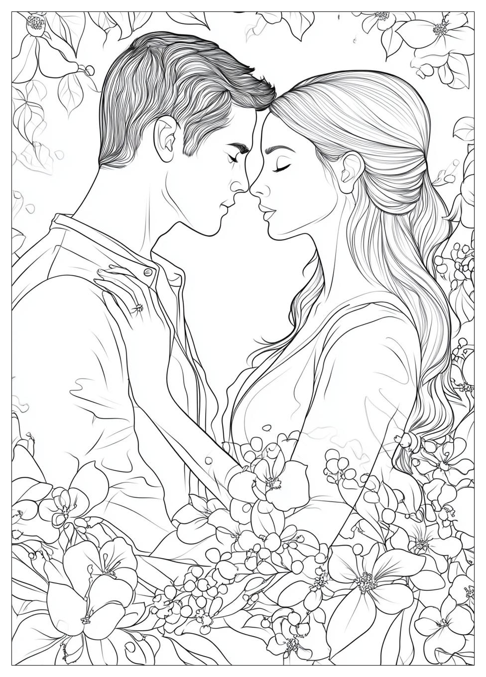 Couples Coloring Pages-15