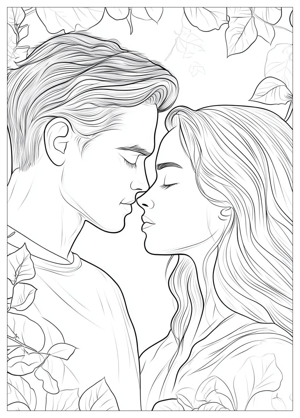 Couples Coloring Pages-17