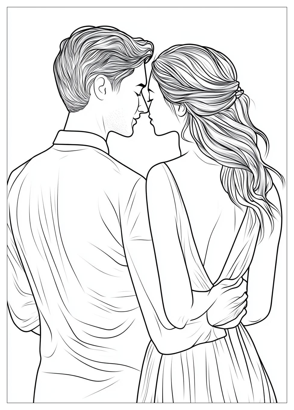 Couples Coloring Pages-4