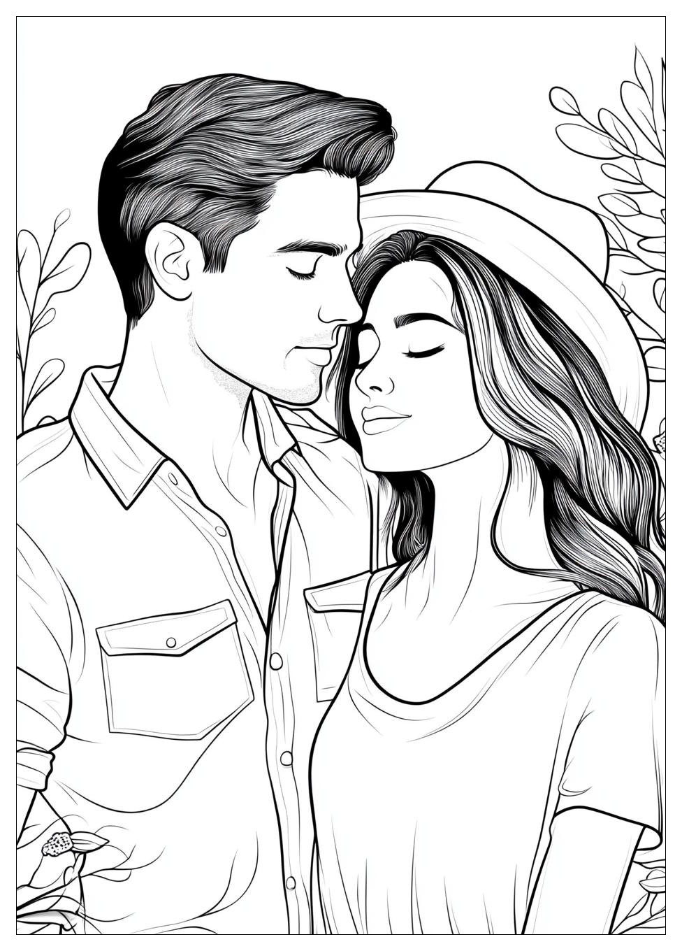 Couples Coloring Pages-5